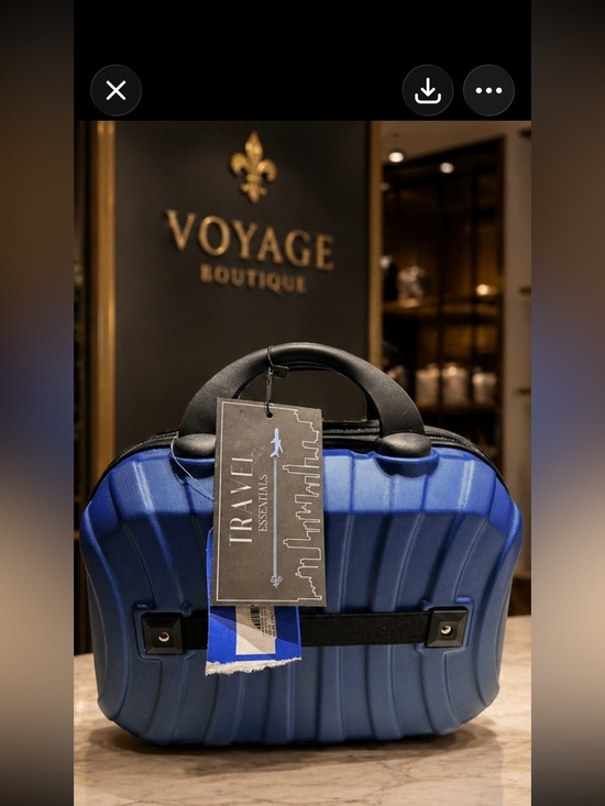 Travel essentials Handbags - Voyage Boutique Travel Essentials Blue Hard Travel Bag